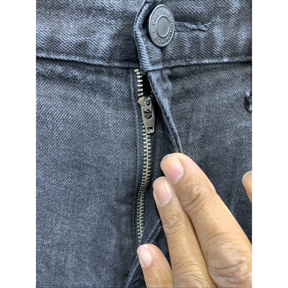 PacSun Denim Jeans Men's Size 34X32 Black Stacked Skinny Hip Hop Street - Picture 11 of 16